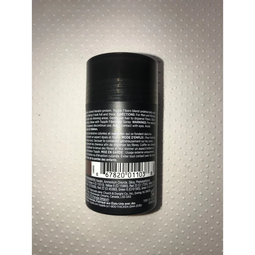 Toppik Hair Building Fibers Med‎ Brown Thinning Hair Concealer 0.42oz